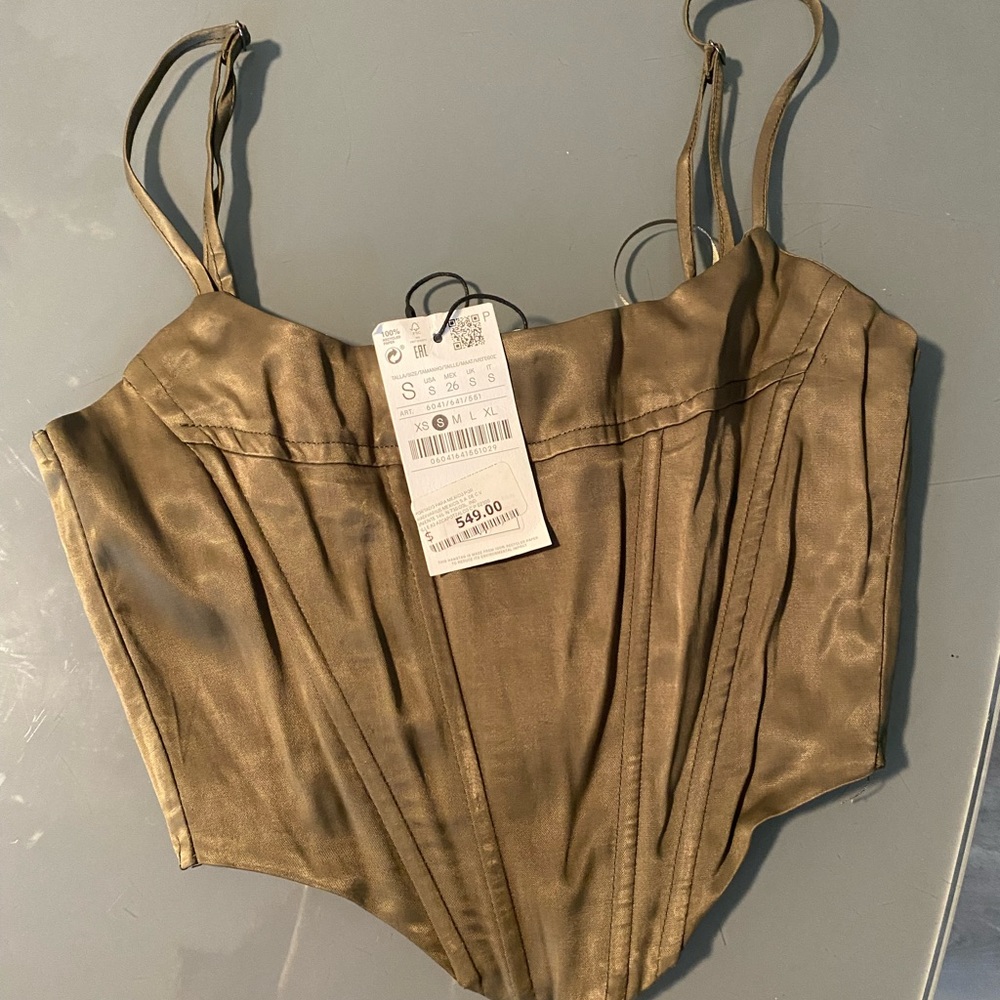 Stradavirus - ZARA sister brand corset crop